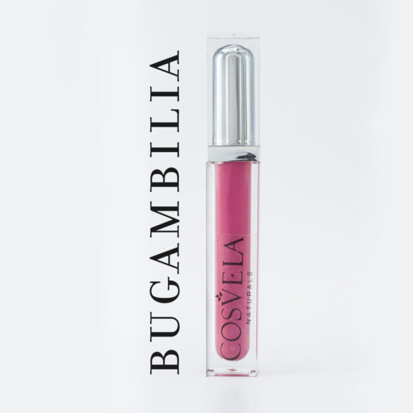 Cosvela lipgloss natural con extracto de macadamia bugambilia